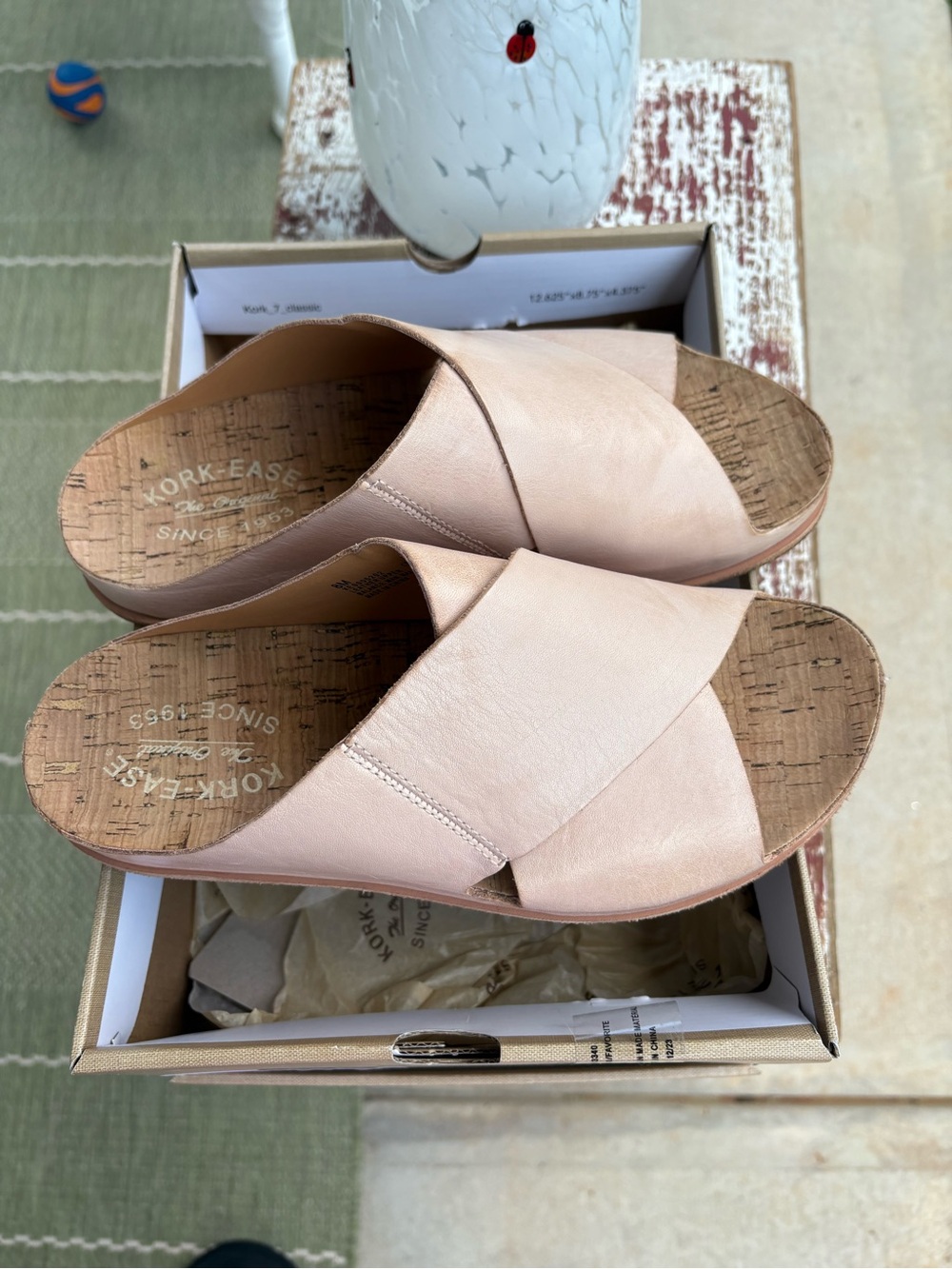 Kork-Ease Blush Leather Mules - Picture 8 of 9